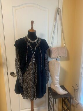 EN/KAY NWT  Floral Mini Dress cottagecore